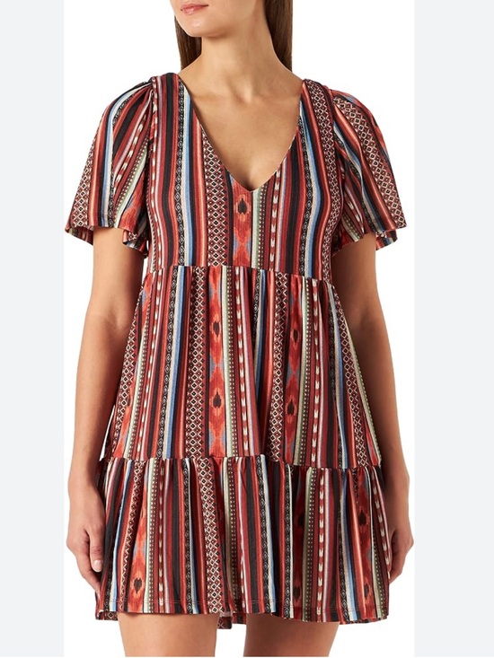 Dex Dresses & Skirts - Dex Aztec Pattern Dress Tassels L